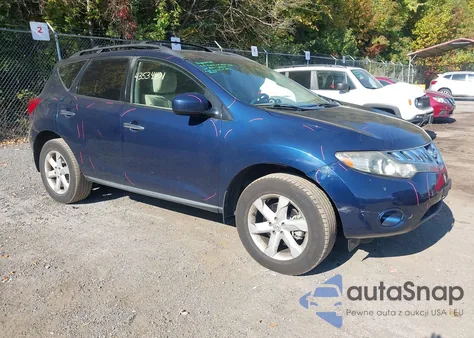 2009 Nissan Murano S z USA, uszkodzony, nr VIN JN8AZ18W39W101024